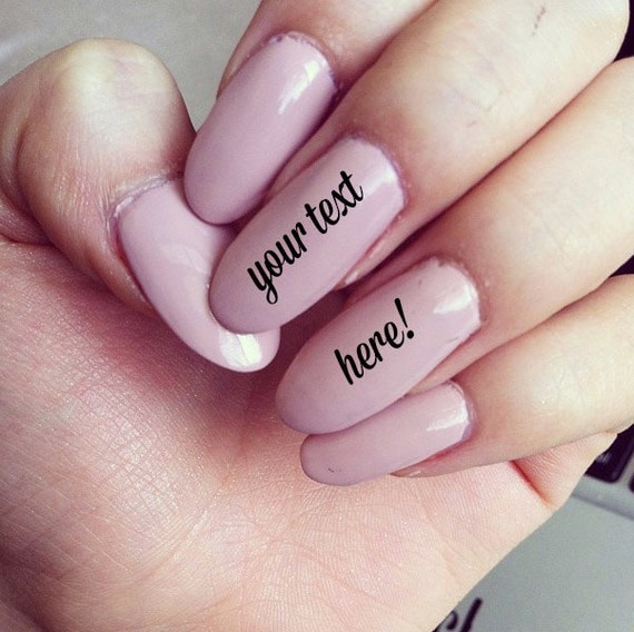 Custom Waterslide Nail Art Decals by facciaXO on Etsy Custom Waterslide Nail Art Decals by facciaXO on Etsy