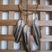Tan Suede Dream Catcher with Rooster Wing Feathers