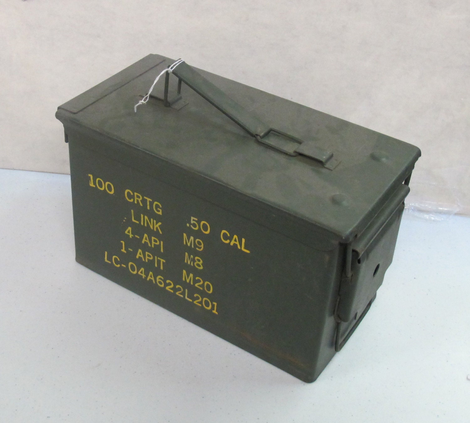 us army .50 cal ammo box