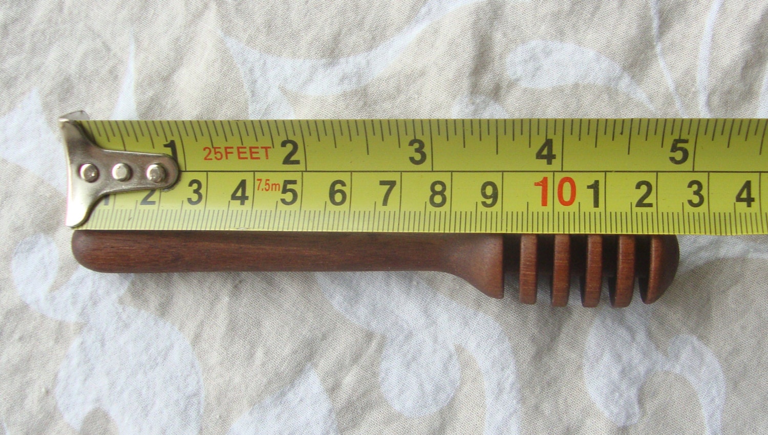 11039 Honey Dipper, Natural, Wood, 5-inch Length
