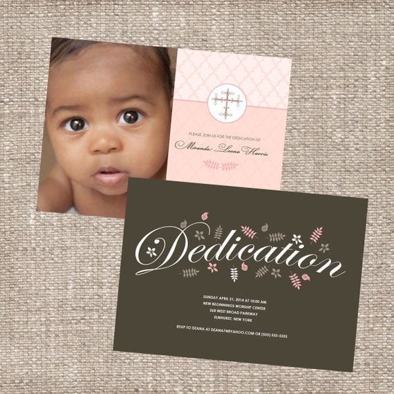 Sample Invitations For Baby Dedication 6