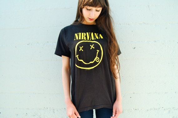 1990 s Original NIRVANA Band T Shirt 