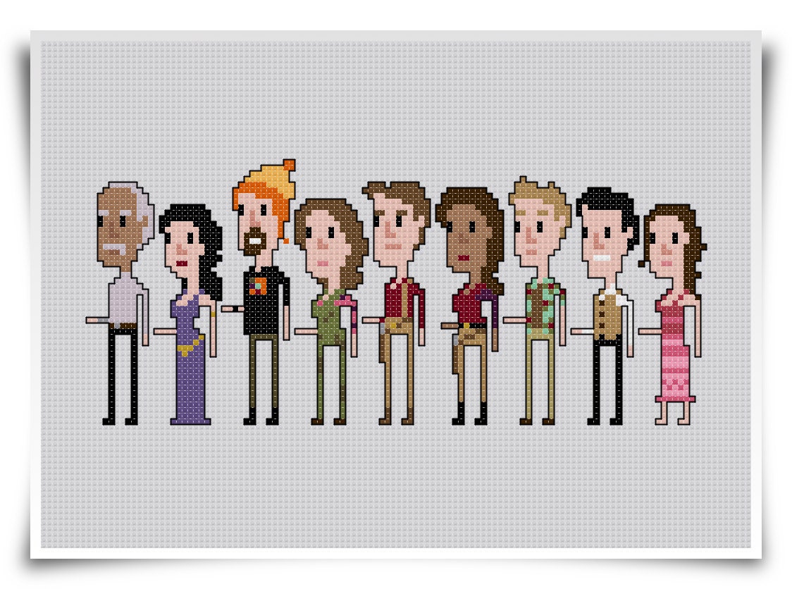 Firefly Cross Stitch Pattern Serenity Crew PDF Download