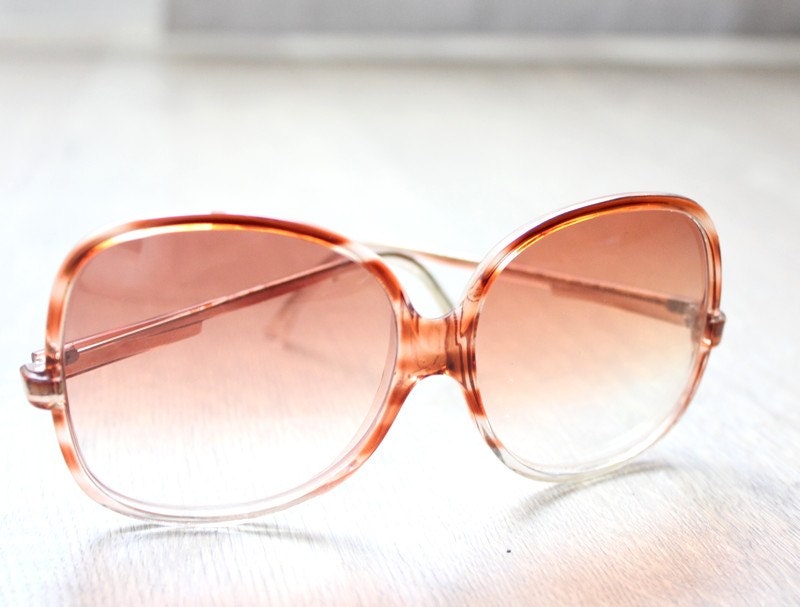 70s original vintage sunglasses brown lenses