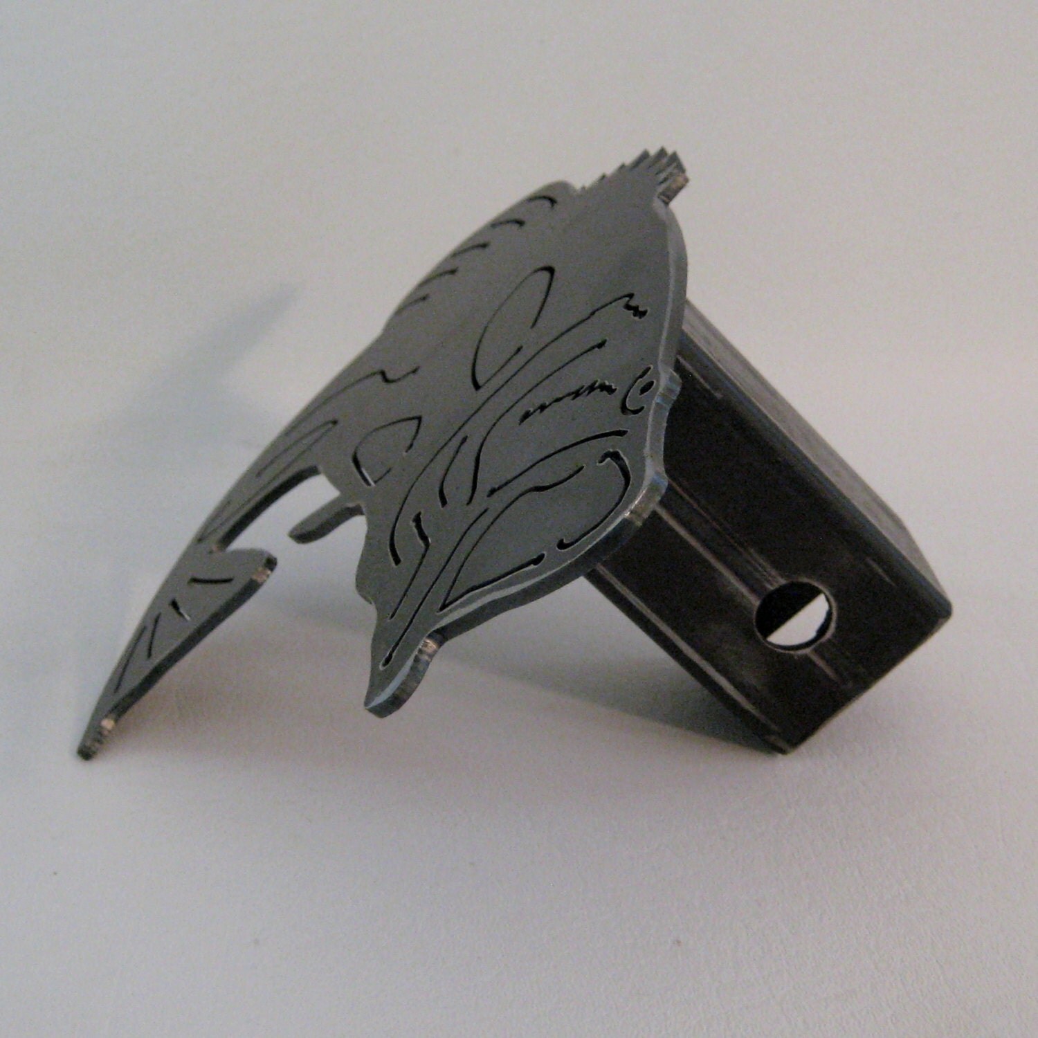 Jumping Bass Hitch Cover Trailer Receiver Painted Handmade