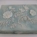 Large Aqua Blue Avondale Jewelry Box Velvet Lined
