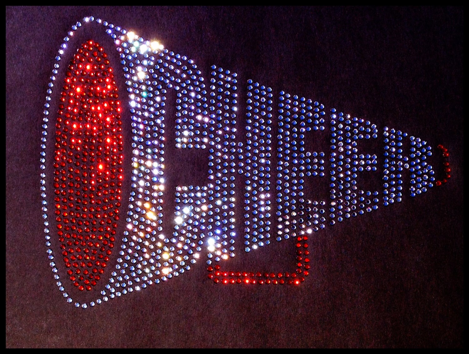 Cheer Bling Rhinestone tshirt