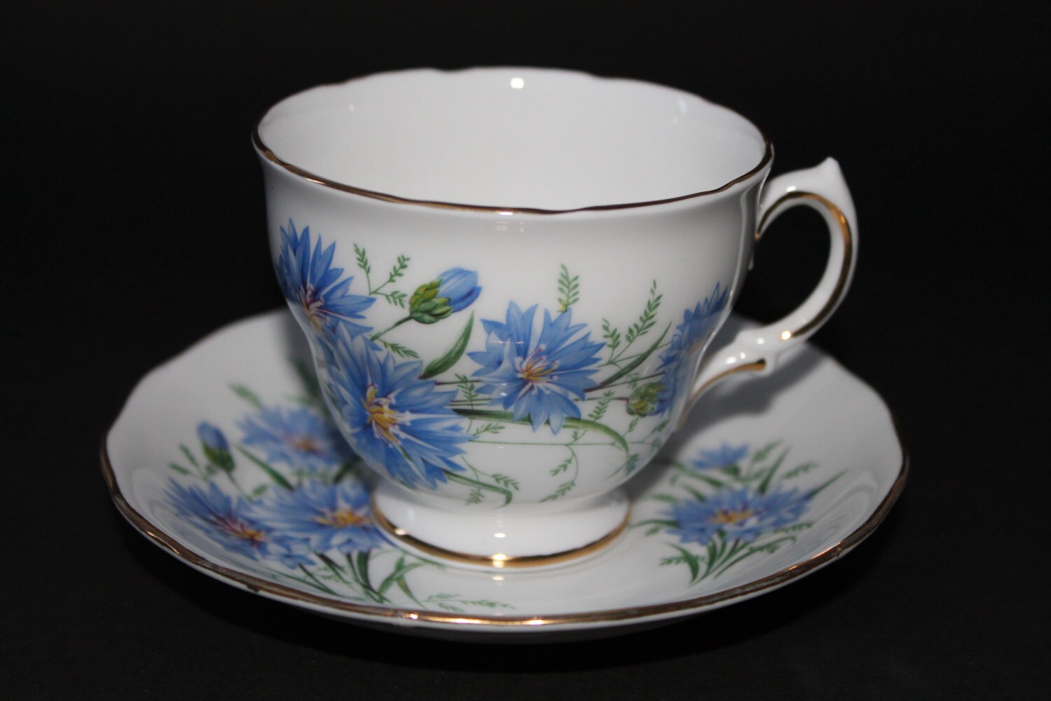 ROYAL VALE Bone China Teacup and Saucer Set Pattern