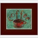 Coffee art, Original collage, Coffee painting, Modern kitchen art, Coffee wall art, OOAK Coffee decor, Original coffee cup art