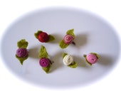 Rose Hairclip or brooch.Jewelry, Felted, Felted Jewelry,wet felted,Roses.