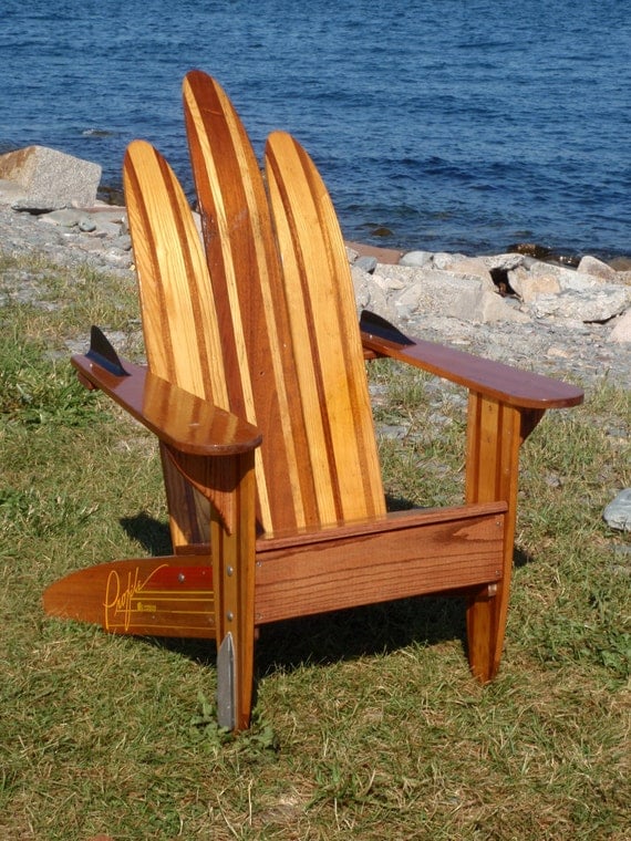 Items similar to Adirondack chair made out of Vintage ...