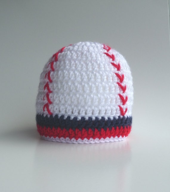 baseball cap crochet pattern newborn for Beanie Cap Hat Crochet Newborn Knit Baseball Baseball Hat Baseball