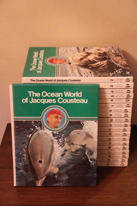 The Ocean World Of Jacques Cousteau Complete 20 Volume Set