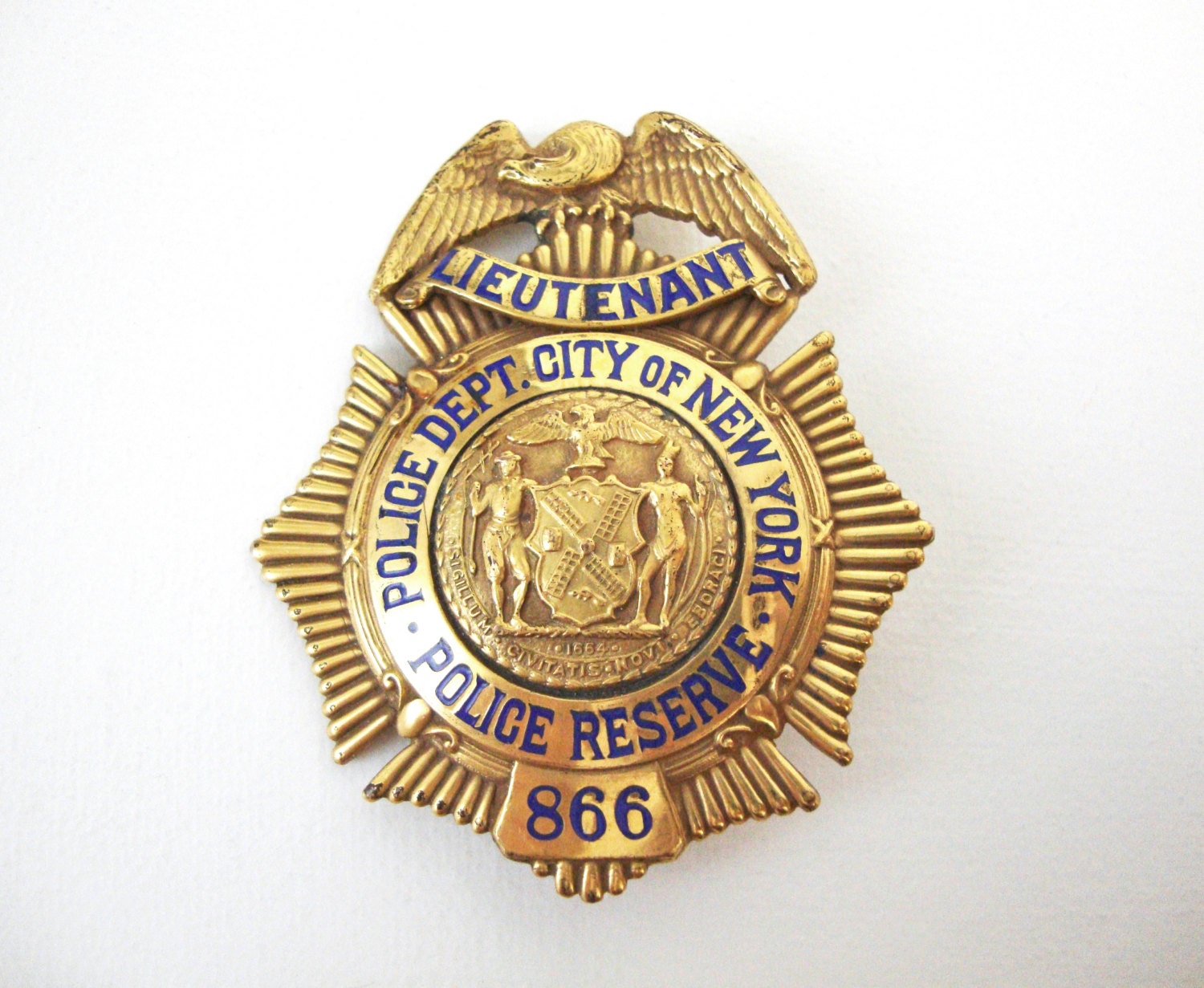 Dieges & Clust Lieutenant Gold Filled New York City Police