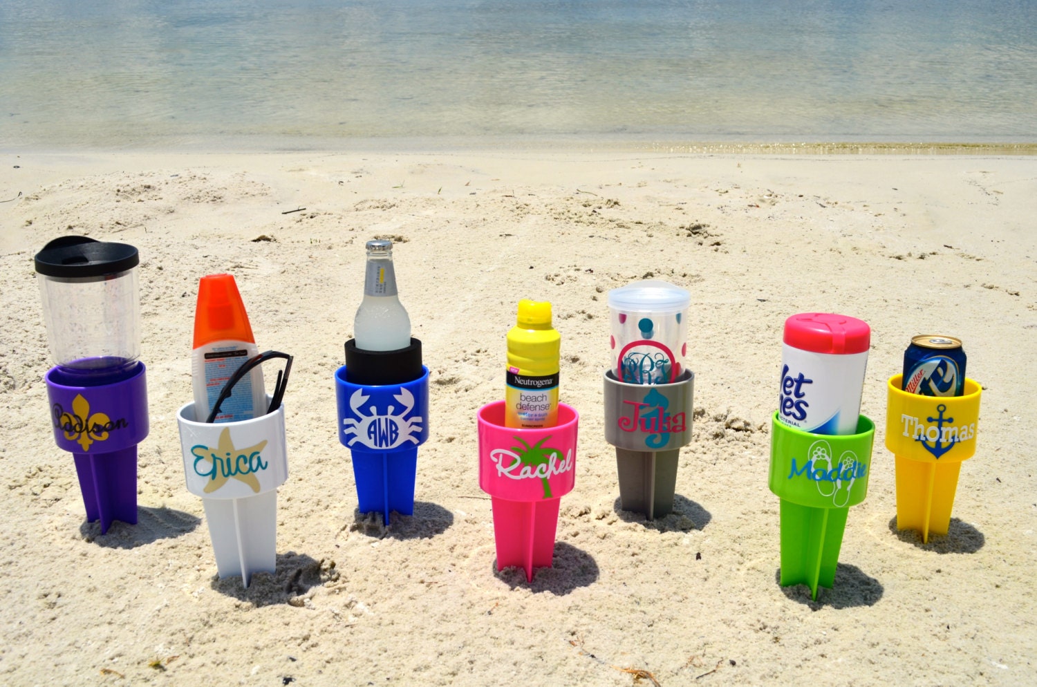 Personalized Beach Spikers with summer images