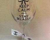Chanel Wine Glass