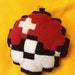 pokeball plush keychain