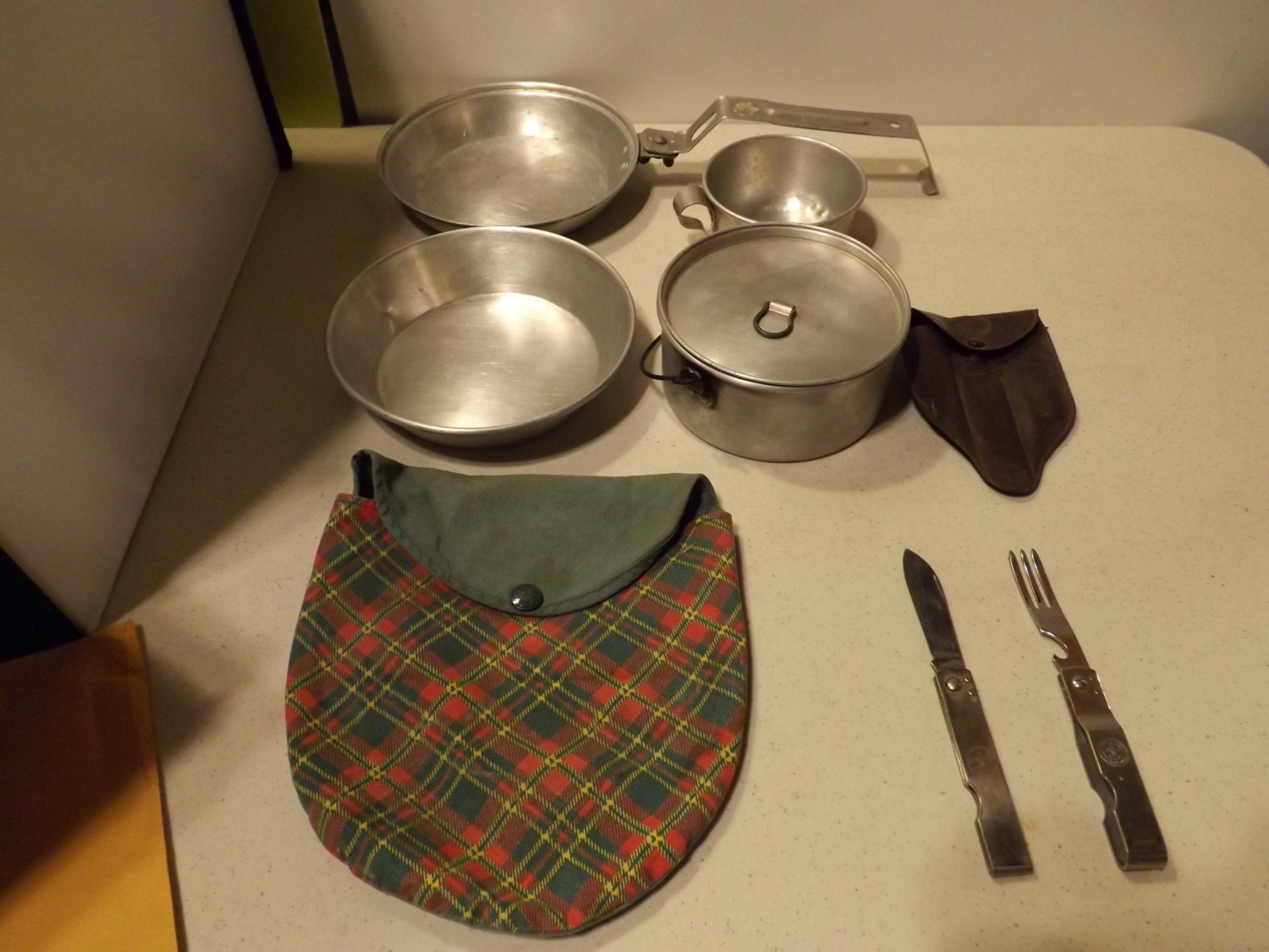 Girl Scout Camping Mess Kit Boy Scout Utensil Set