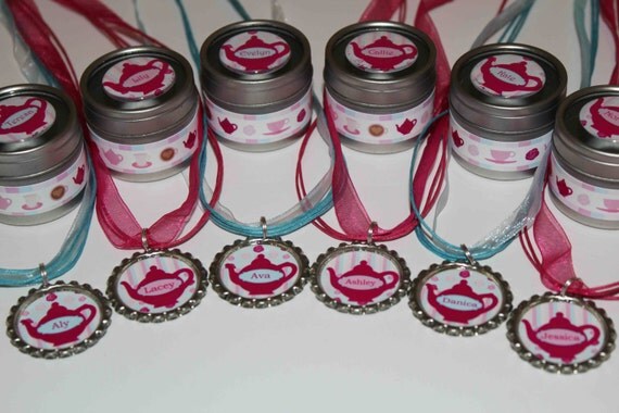 tea set party favors