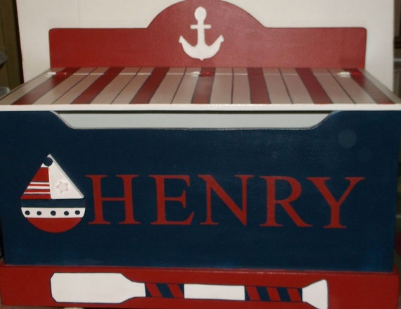 nautical toy chest