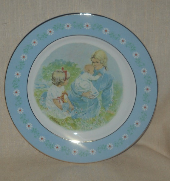 Vintage Avon Tenderness Collectors Plate Circa 1974