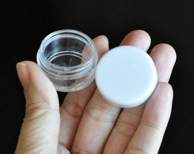 10pcs 10g (10ml, 0.35oz) Clear Empty Acrylic Container Makeup Bottle for Cosmetic Cream Jewelry