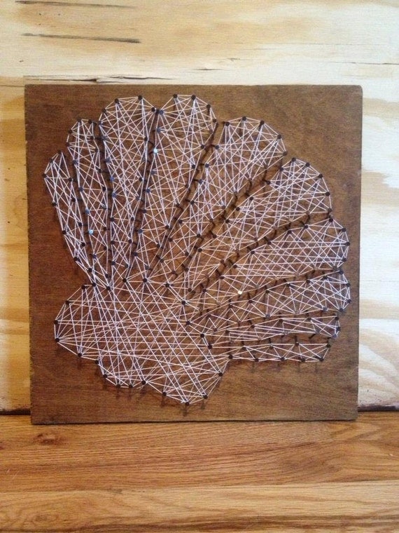 Items similar to Seashell String Art Mini on Etsy