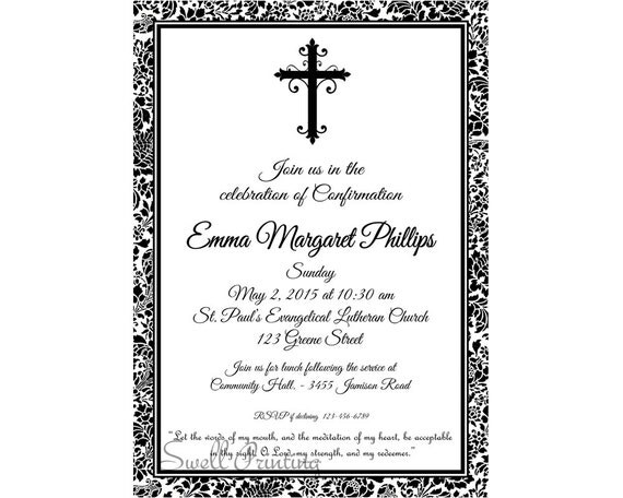 Confirmation Invitation Templates 10