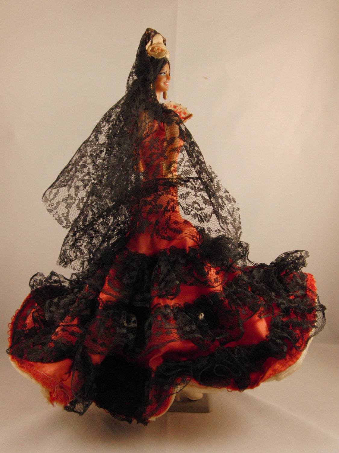 Vintage Spanish Flamenco dancer doll