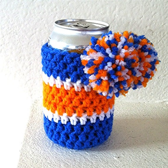 Beer Sweater in Your Team's Colors Handmade Crochet Drink