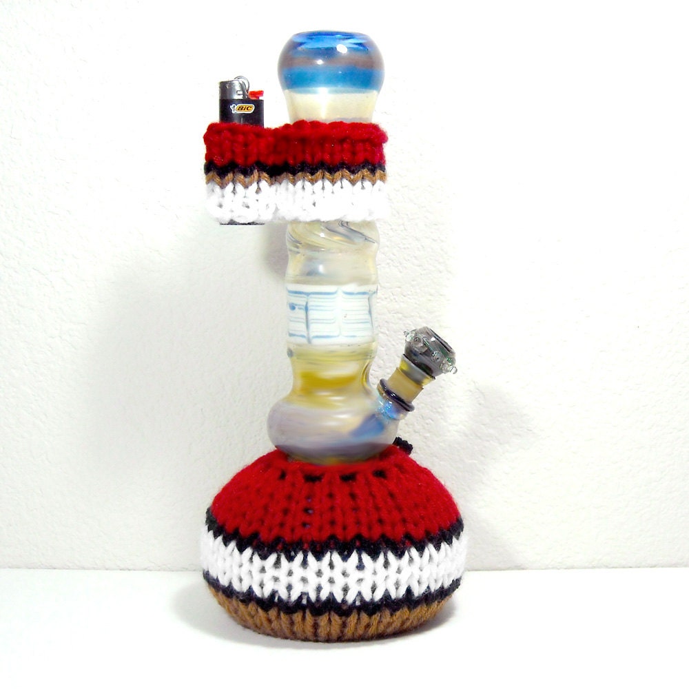 San Francisco 49ers Bong Cozy and Matching Lighter Holder
