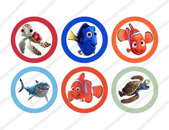 items similar to disney pixar finding nemo custom birthday party 3 inch