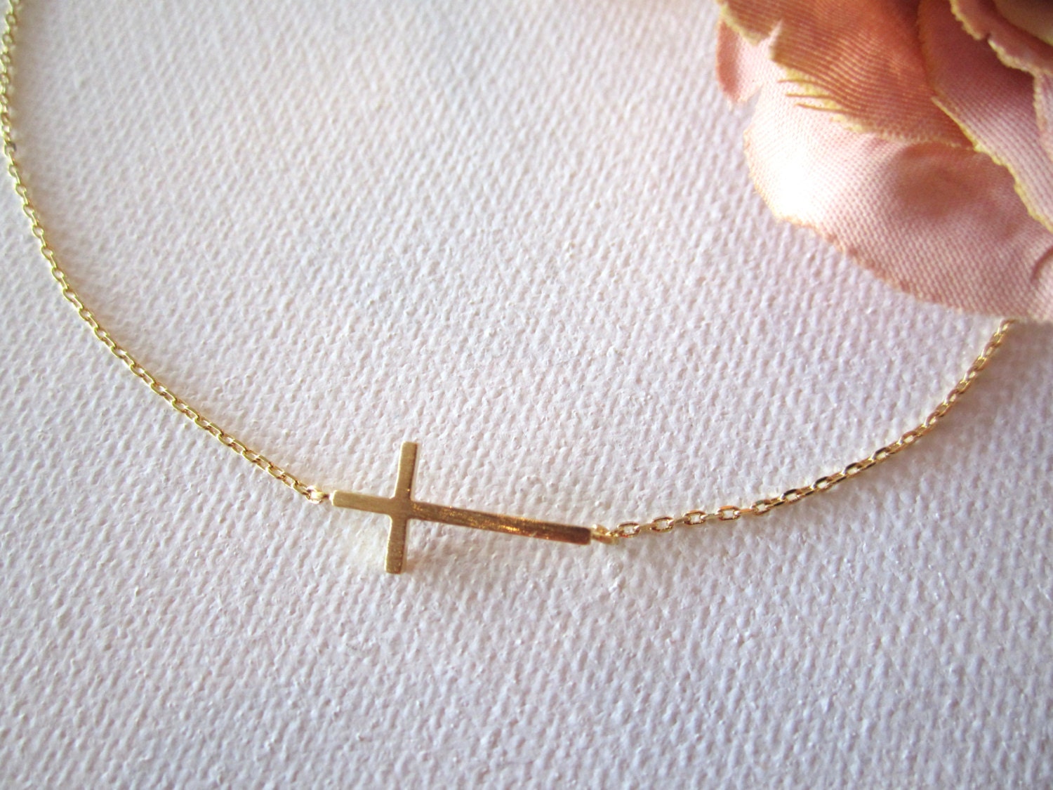 & sideways cross Lights Chandeliers Pendant charm gold