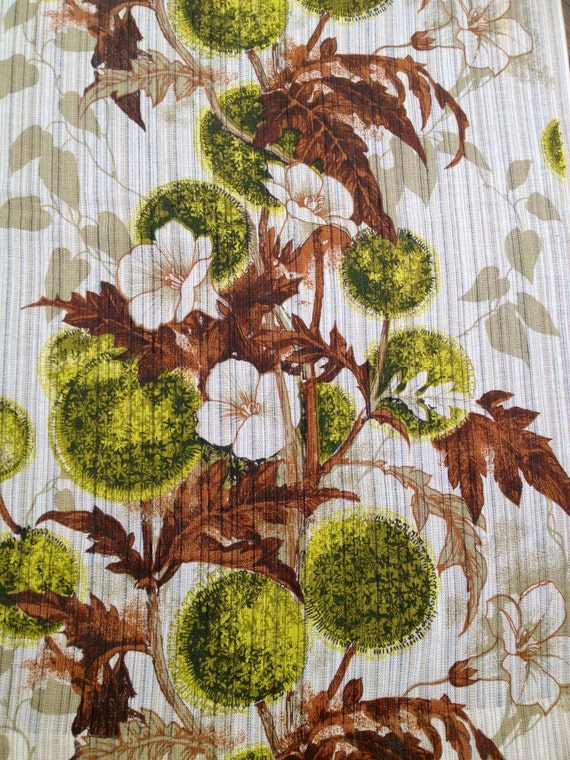 50s Mid century modern vintage fabric with a beautiful floral