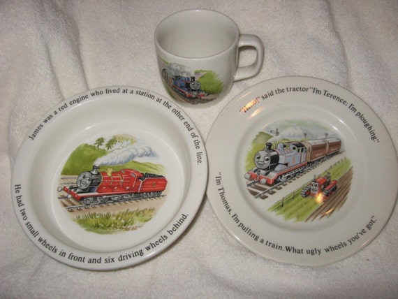Cutlery Set Thomas The Tank Engine Pull Lid Trio Chopsticks Spoon Fork Made In J