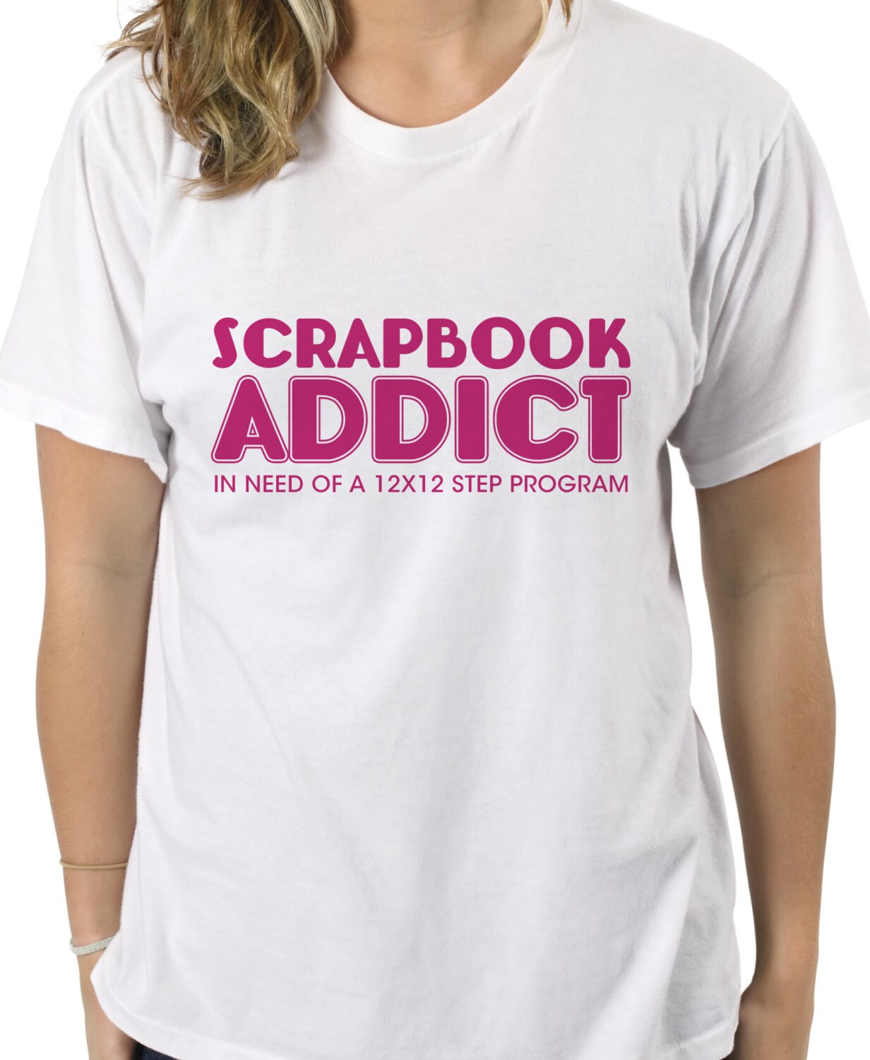Scrapbooking / Crafting Tshirt Scrapbook by InkdDesignStudio