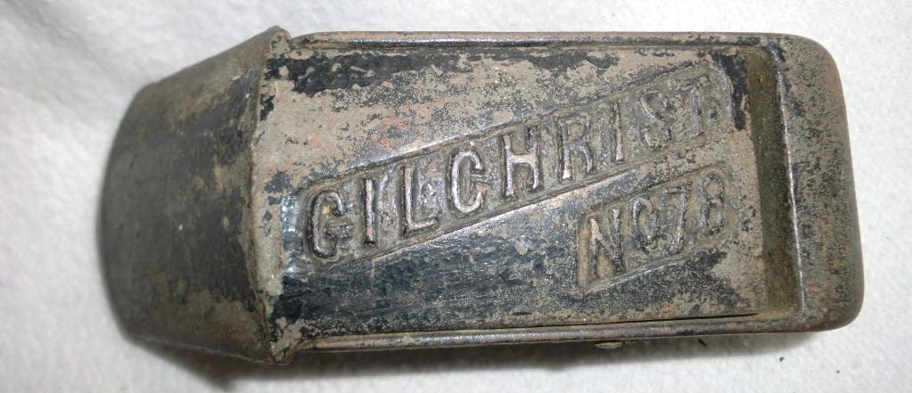 Antique Gilchrist No. 78 Ice Shaver Plane Cutting Tool Cast