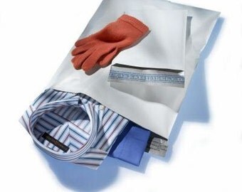 100 12x15.5 White POLY Mailers ENVELOPES Bags 12 x 15.5