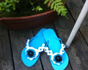 turquoise sandals size 7