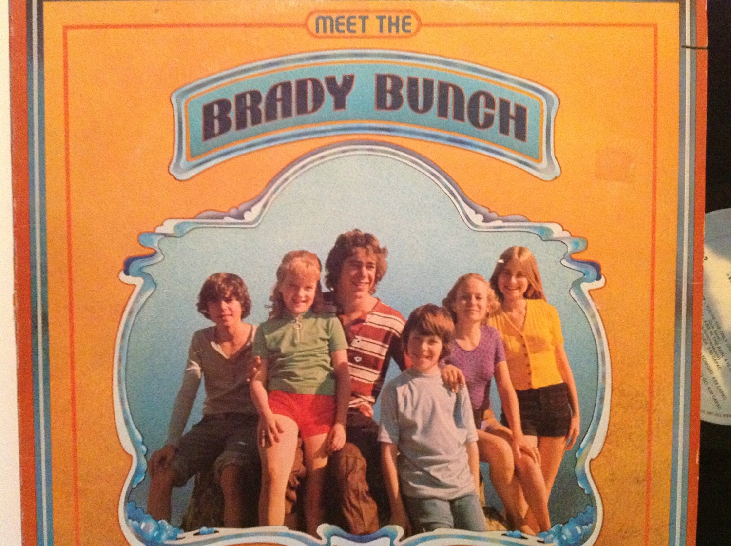 Meet the Brady Bunch Lp Cover ONLY Wall art / by VinylRocket
