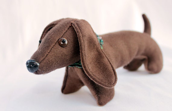 dachshund soft toy