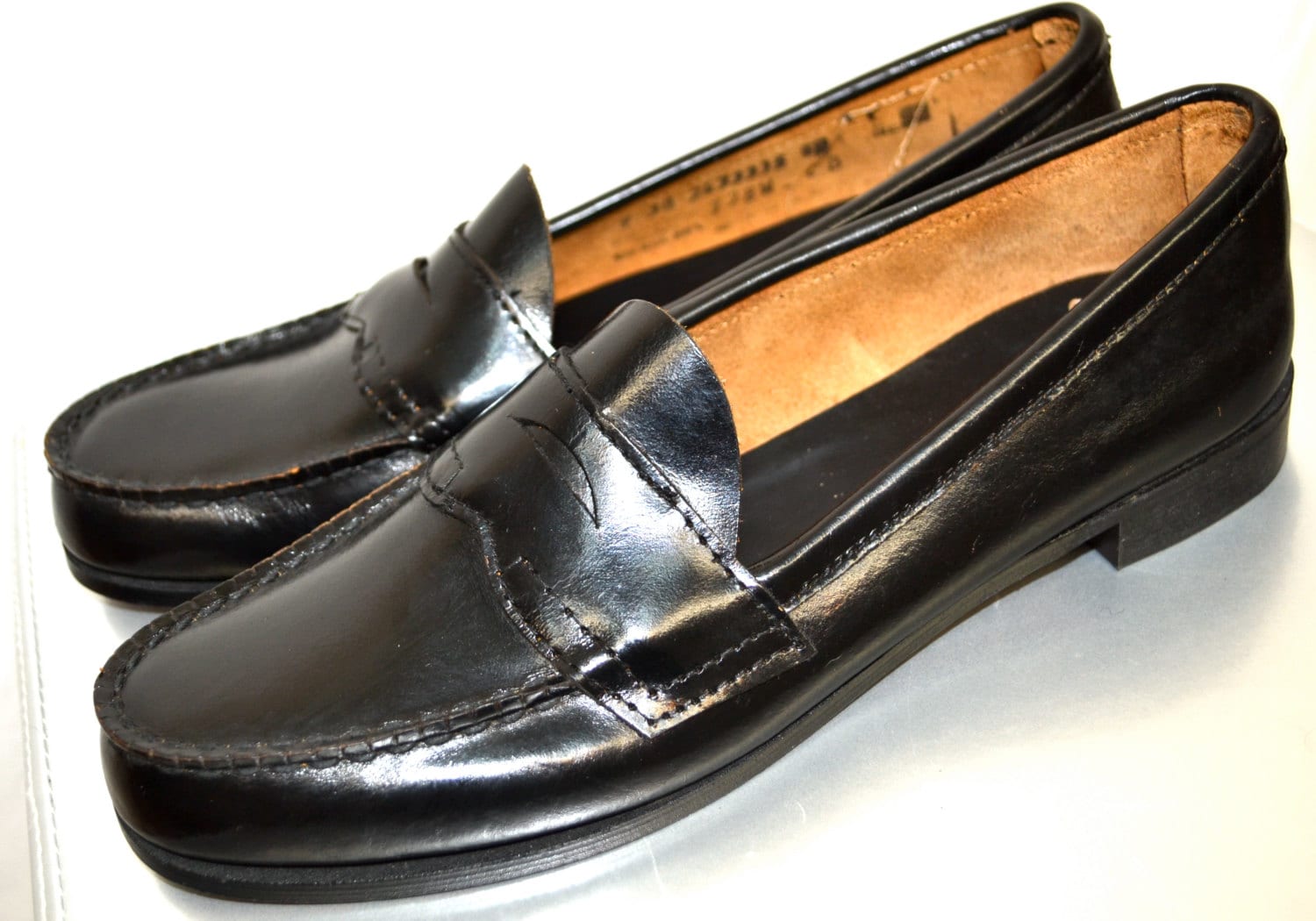 RESERVED: Vintage Bass Penny Loafers Black Wayfarers Never