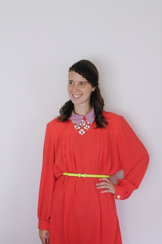 Vintage 1980's Fruit Sangria Dress