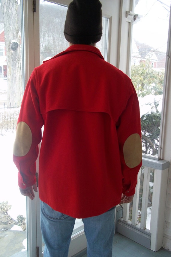 men's wool button up jacket
