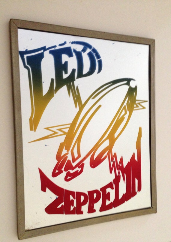 Rare Original Led Zeppelin Promotional Mirror