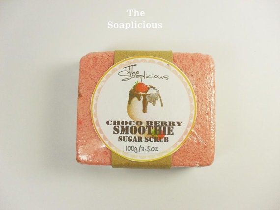 SugarScrubBar-CocoBerry Smoothie Sugar Scrub Bar