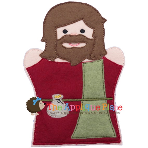 Items similar to Bible Puppet Embroidery Pattern Matthew the Disciple