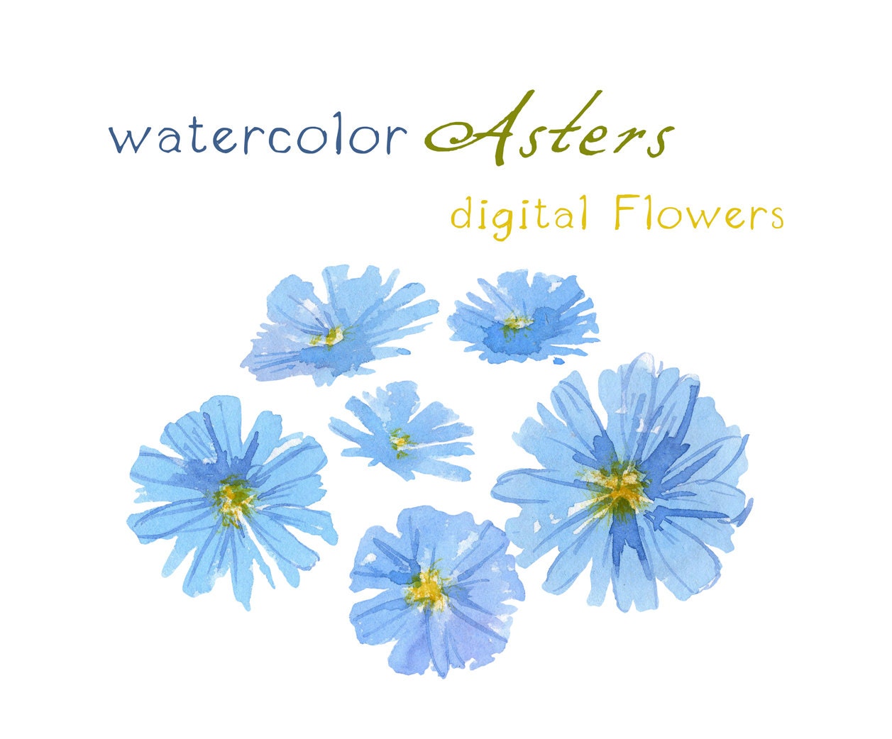 clipart watercolor flowers - photo #7