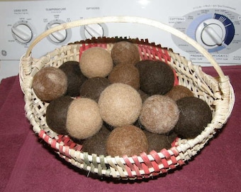 PacaSense® Alpaca Dryer Balls for Your Clothes Dryer. Great Stocking Stuffer! All Natural, 100 Percent Alpaca Fiber.