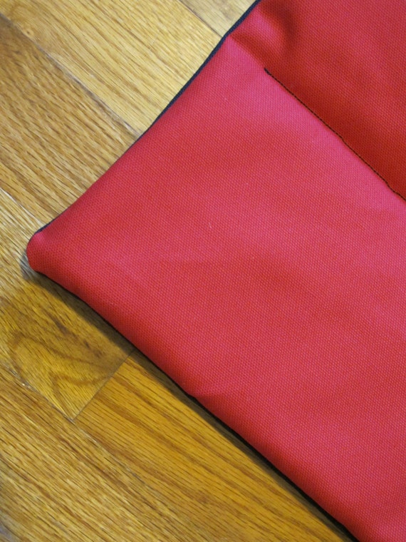 CLEARANCE Red Small Organic Pet Mat Washable by KentuckyBluebird